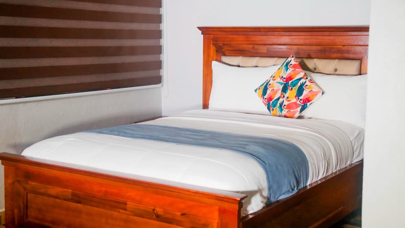 A bright, restful single room at JC Guest House